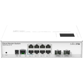 Ремонт сетевого оборудования Mikrotik Cloud Router Switch CRS210-8G-2S+IN